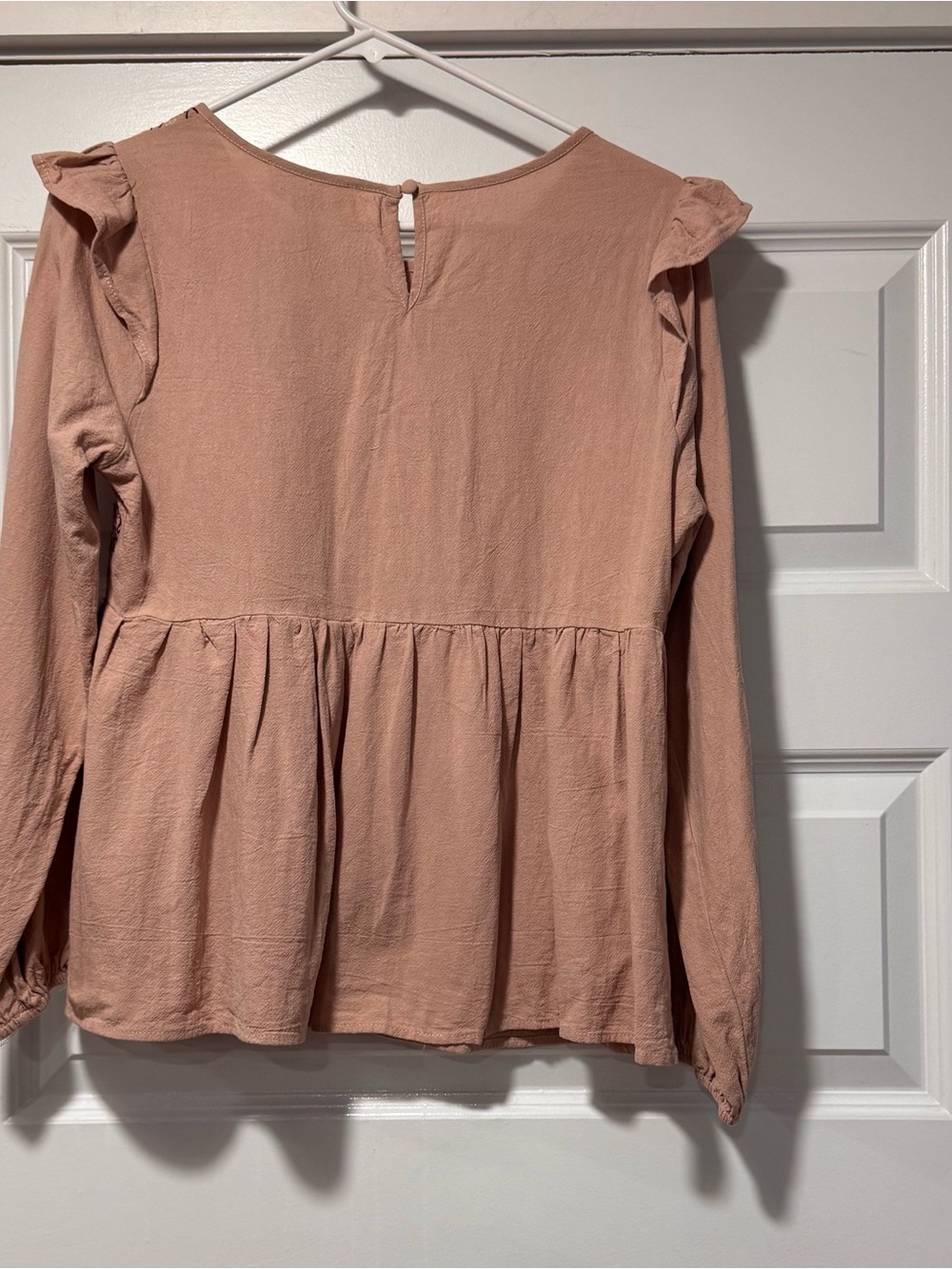 Savanna Jane Rosewood Embroidered Peasant Blouse - Picture 5 of 10